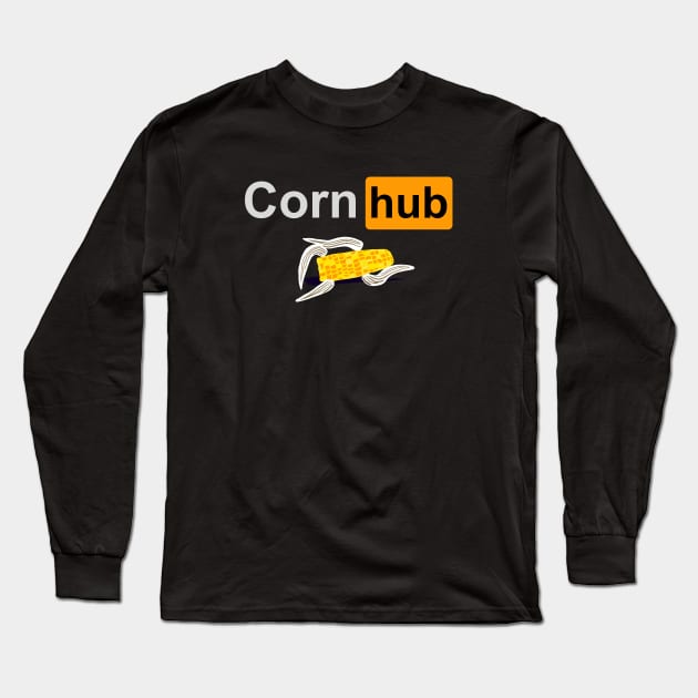 Cornhub smile sleep Long Sleeve T-Shirt by zaynizarxz